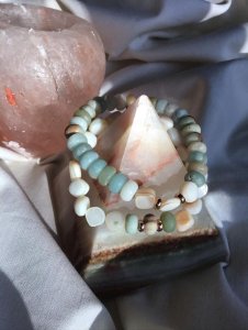 Precious stone bracelet - Handmade - Both