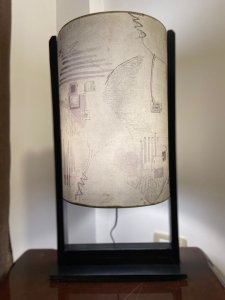 shade lamp fabric - Hight  60CM - Width 35 CM