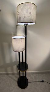 Modern Stand Lamp - Handmade