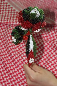 ورود صنع يدوي  - بأسلاك النحاس